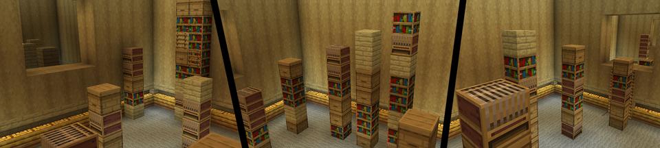 Panorama of the Minecraft Bedrock Marketplace product Backrooms 100 Levels Parkour created by Pixelusion.