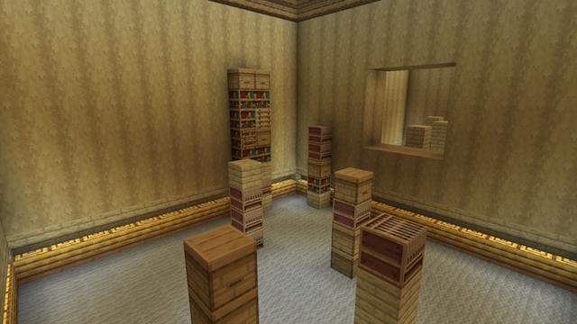 Screenshot of the Minecraft Bedrock Marketplace product Backrooms 100 Levels Parkour created by Pixelusion.