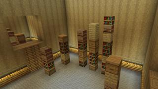 Screenshot of the Minecraft Bedrock Marketplace product Backrooms 100 Levels Parkour created by Pixelusion.