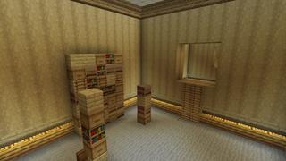 Screenshot of the Minecraft Bedrock Marketplace product Backrooms 100 Levels Parkour created by Pixelusion.