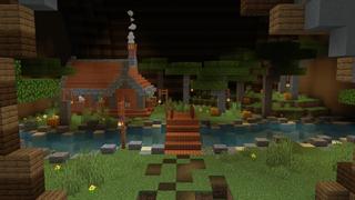 Screenshot of the Minecraft Bedrock Marketplace product Barrels Survival created by Pixelusion.