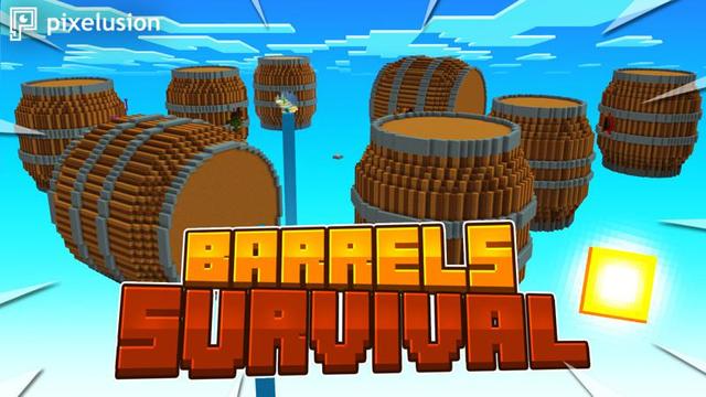 Thumbnail of the Minecraft Bedrock Marketplace product Barrels Survival created by Pixelusion.