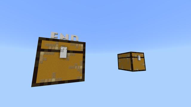 Screenshot of the Minecraft Bedrock Marketplace product Better Chest Skyblock created by Pixelusion.