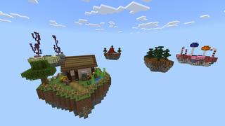 Screenshot of the Minecraft Bedrock Marketplace product Better Skyblock created by Pixelusion.