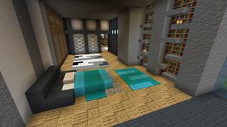 Screenshot of the Minecraft Bedrock Marketplace product Billionaire Mansion created by Pixelusion.