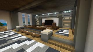 Screenshot of the Minecraft Bedrock Marketplace product Billionaire Mansion created by Pixelusion.