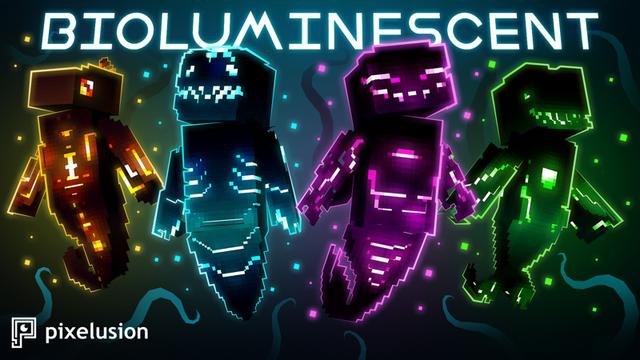 Thumbnail of the Minecraft Bedrock Marketplace product BIOLUMINESCENT created by Pixelusion.