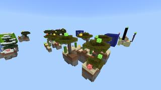 Screenshot of the Minecraft Bedrock Marketplace product Biome Lucky Skyblock created by Pixelusion.