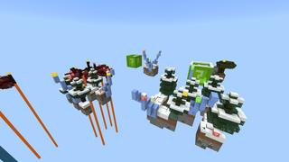 Screenshot of the Minecraft Bedrock Marketplace product Biome Lucky Skyblock created by Pixelusion.