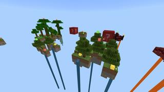 Screenshot of the Minecraft Bedrock Marketplace product Biome Lucky Skyblock created by Pixelusion.