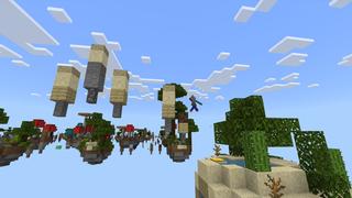Screenshot of the Minecraft Bedrock Marketplace product Biomes Parkour created by Pixelusion.