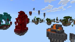 Screenshot of the Minecraft Bedrock Marketplace product Biomes Parkour created by Pixelusion.