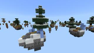 Screenshot of the Minecraft Bedrock Marketplace product Biomes Parkour created by Pixelusion.
