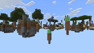 Screenshot of the Minecraft Bedrock Marketplace product Biomes Parkour created by Pixelusion.