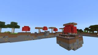 Screenshot of the Minecraft Bedrock Marketplace product Biomes Skyblock created by Pixelusion.