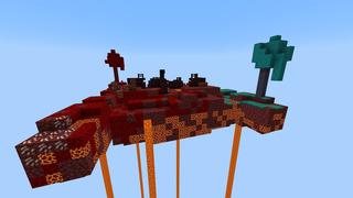 Screenshot of the Minecraft Bedrock Marketplace product Biomes Skyblock created by Pixelusion.