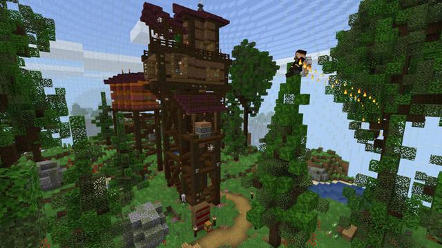 Screenshot of the Minecraft Bedrock Marketplace product Biospheres created by Pixelusion.