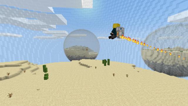 Screenshot of the Minecraft Bedrock Marketplace product Biospheres created by Pixelusion.