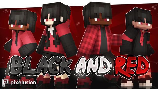 Thumbnail of the Minecraft Bedrock Marketplace product Black And Red created by Pixelusion.