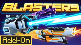 Thumbnail of the Minecraft Bedrock Marketplace product BLASTERS Add-On created by Pixelusion.