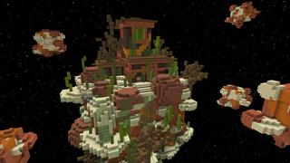 Screenshot of the Minecraft Bedrock Marketplace product Blocky Planets created by Pixelusion.