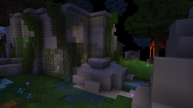 Screenshot of the Minecraft Bedrock Marketplace product Blocky Planets created by Pixelusion.