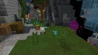 Screenshot of the Minecraft Bedrock Marketplace product Blocky Planets created by Pixelusion.