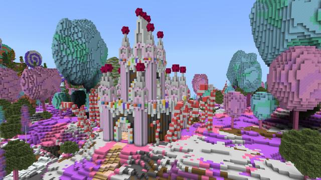 Screenshot of the Minecraft Bedrock Marketplace product BonBon Texture Pack created by Pixelusion.