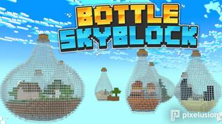 Thumbnail of the Minecraft Bedrock Marketplace product Bottle Skyblock created by Pixelusion.