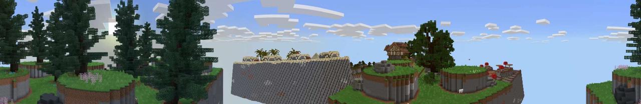 Panorama of the Minecraft Bedrock Marketplace product Bricks World created by Pixelusion.