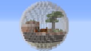 Screenshot of the Minecraft Bedrock Marketplace product Bubbles Skyblock created by Pixelusion.