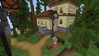 Screenshot of the Minecraft Bedrock Marketplace product Bull Skyblock created by Pixelusion.