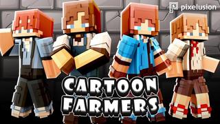 Thumbnail of the Minecraft Bedrock Marketplace product Cartoon Farmers created by Pixelusion.