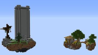 Screenshot of the Minecraft Bedrock Marketplace product Castle Skyblock created by Pixelusion.