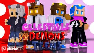 Thumbnail of the Minecraft Bedrock Marketplace product Celestials VS Demons Teens created by Pixelusion.