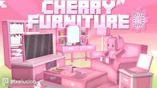 Thumbnail of the Minecraft Bedrock Marketplace product Cherry Furniture created by Pixelusion.
