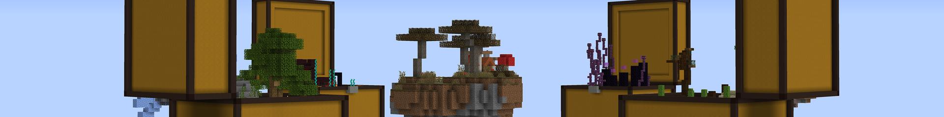 Panorama of the Minecraft Bedrock Marketplace product Chest Skyblock created by Pixelusion.