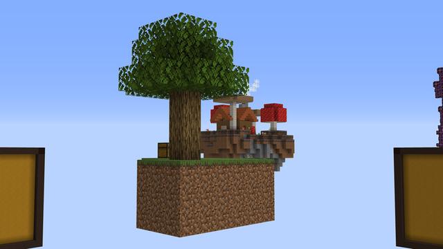 Screenshot of the Minecraft Bedrock Marketplace product Chest Skyblock created by Pixelusion.