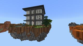 Screenshot of the Minecraft Bedrock Marketplace product City Skyblock created by Pixelusion.