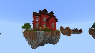 Screenshot of the Minecraft Bedrock Marketplace product City Skyblock created by Pixelusion.