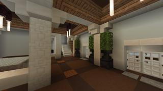 Screenshot of the Minecraft Bedrock Marketplace product City Skyblock created by Pixelusion.