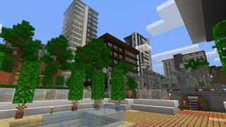 Screenshot of the Minecraft Bedrock Marketplace product City Survival created by Pixelusion.