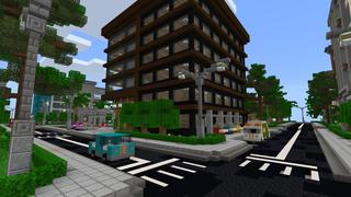 Screenshot of the Minecraft Bedrock Marketplace product City Survival created by Pixelusion.
