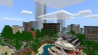 Screenshot of the Minecraft Bedrock Marketplace product City Survival created by Pixelusion.
