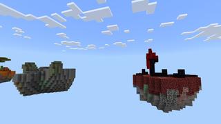 Screenshot of the Minecraft Bedrock Marketplace product Classic Sky Block created by Pixelusion.