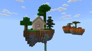 Screenshot of the Minecraft Bedrock Marketplace product Classic Sky Block created by Pixelusion.