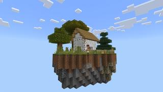 Screenshot of the Minecraft Bedrock Marketplace product Classic Sky Survival created by Pixelusion.