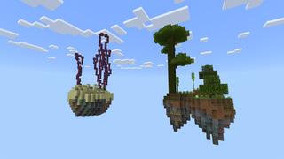 Screenshot of the Minecraft Bedrock Marketplace product Classic Sky Survival created by Pixelusion.