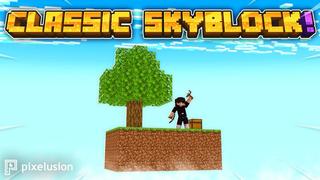 Thumbnail of the Minecraft Bedrock Marketplace product Classic Skyblock! created by Pixelusion.