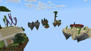 Screenshot of the Minecraft Bedrock Marketplace product Classic Skyblock Challenge created by Pixelusion.
